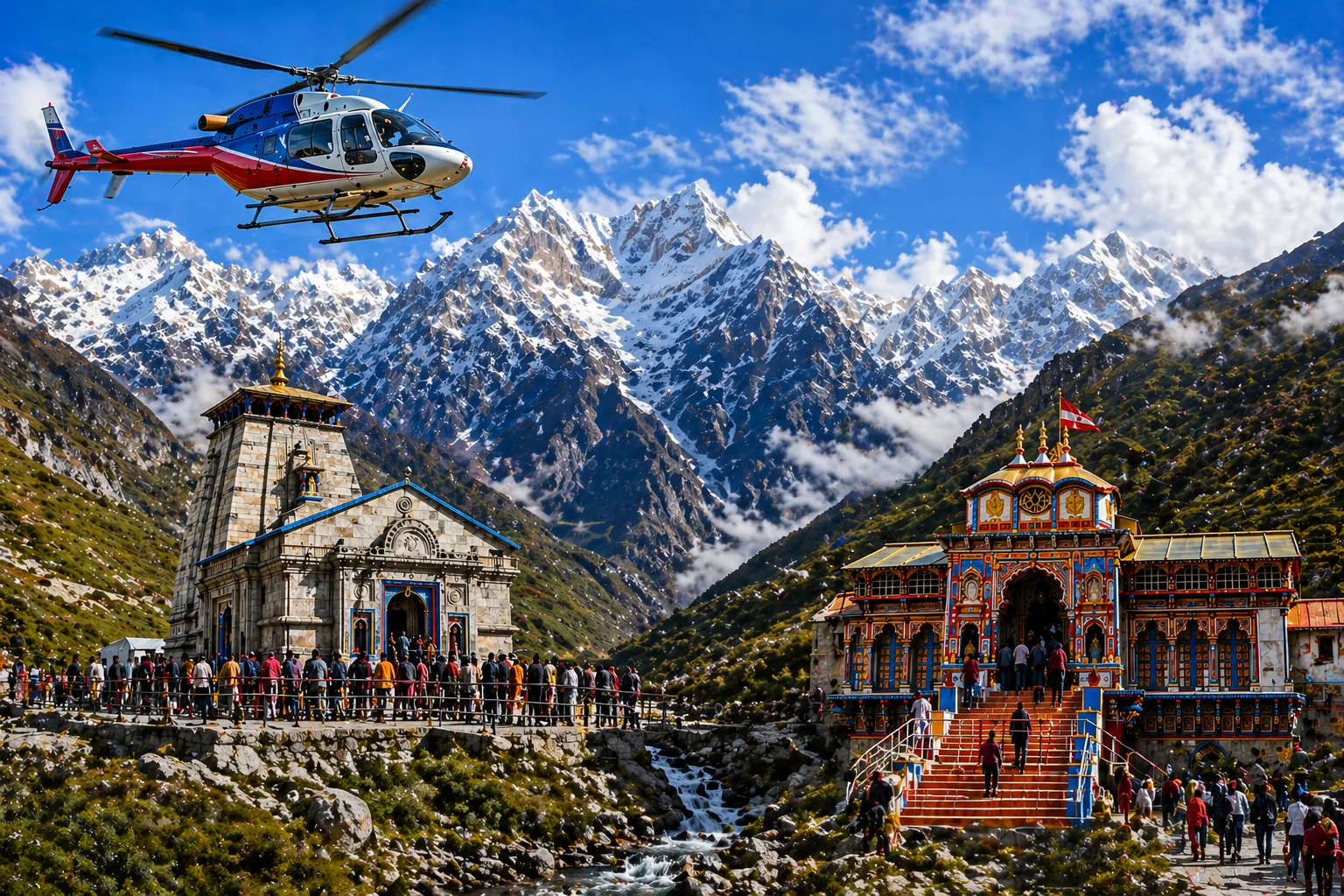 Do Dham Helicopter Yatra Kedarnath Badrinath