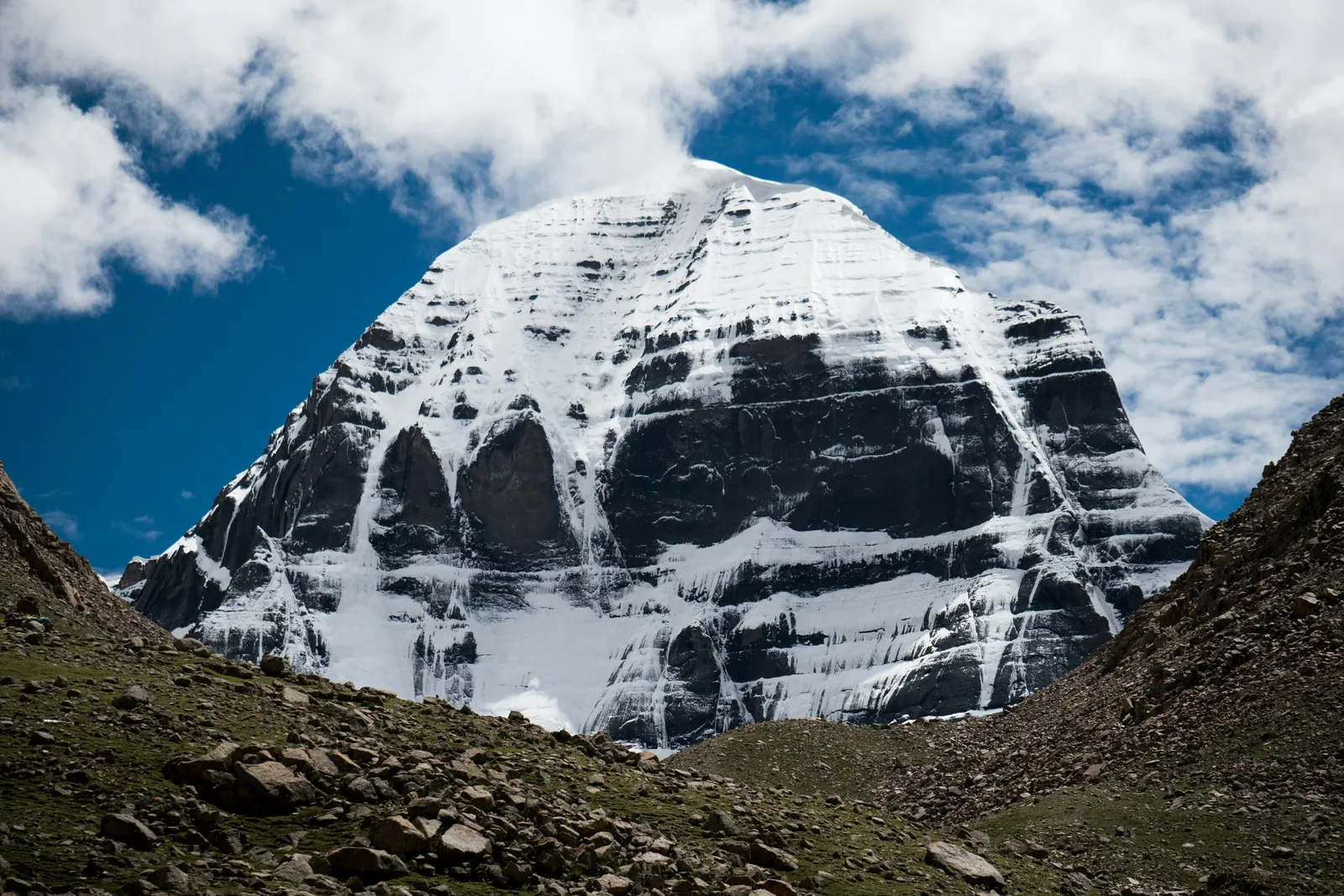 Pilgrims on overland route to Mount Kailash via Kathmandu, Tibet